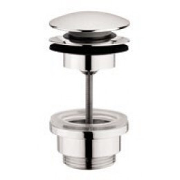 Донный клапан, Carimali, для раковин, 1 1/4", цвет-металл оружейный брашированный PVD