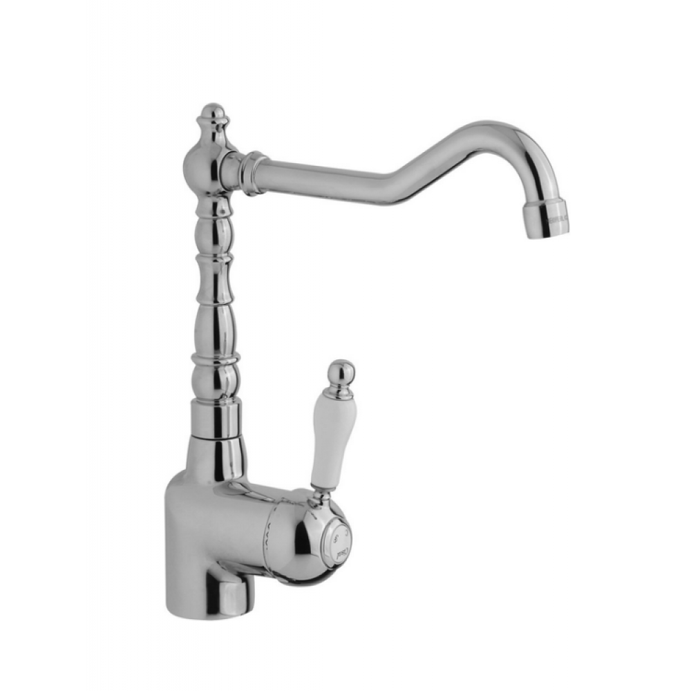 Смеситель для кухни, Cisal, Arcana Empress, цвет-хром/керамика