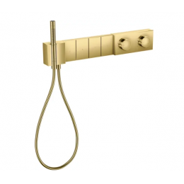 Смеситель для душа, Axor, Axor Edge, на 4 потребителя, цвет-полированное золото
