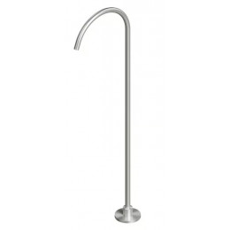 Излив, Quadro design, Complements, для раковины, цвет-сталь брашированная