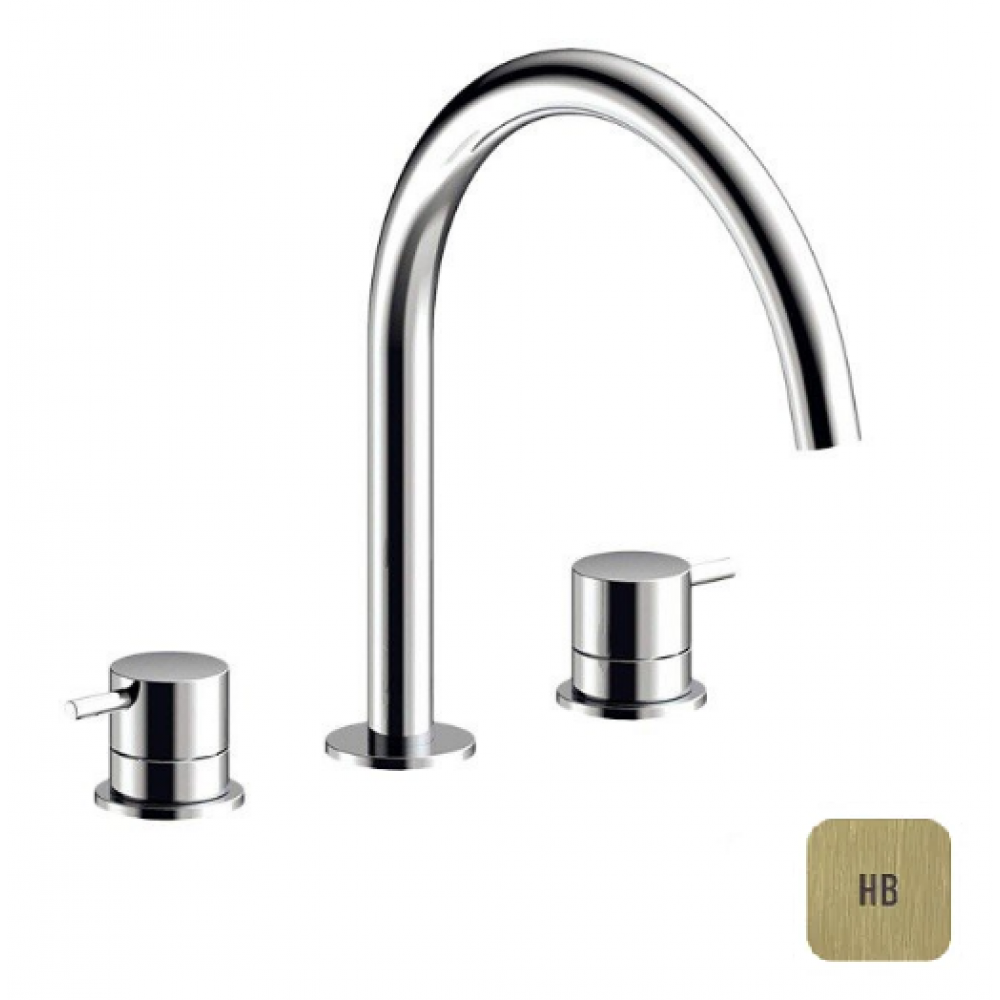 Смеситель для раковины, Almar, цвет-High Brass Brushed PVD (Товар заказной, возврату не подлежит)