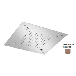Верхний душ, Almar, Shower Heads built-n, 380*380, цвет-Copper Brushed PVD (Товар заказной, возврату не подлежит)