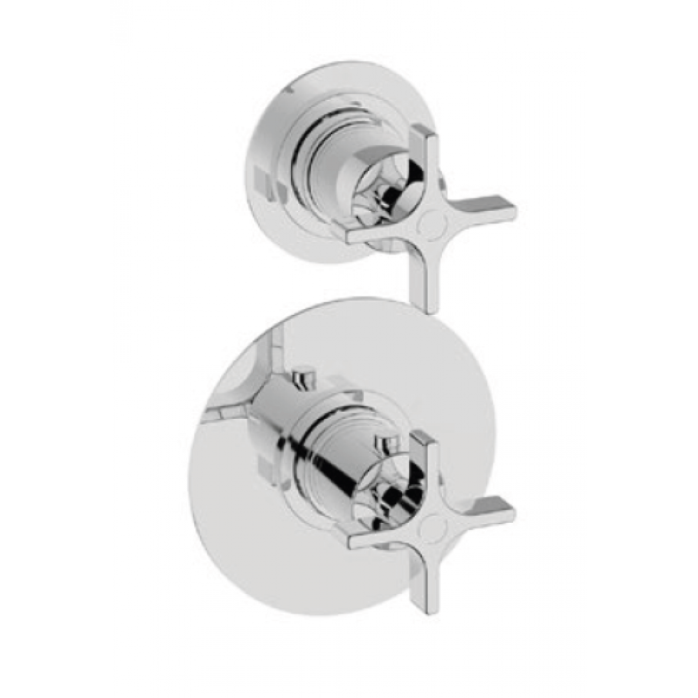 Смеситель для душа, Cisal, Grace, на 3 потребителя, цвет-хром