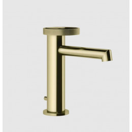 Смеситель для раковины, Gessi, Anello, цвет-Brass PVD