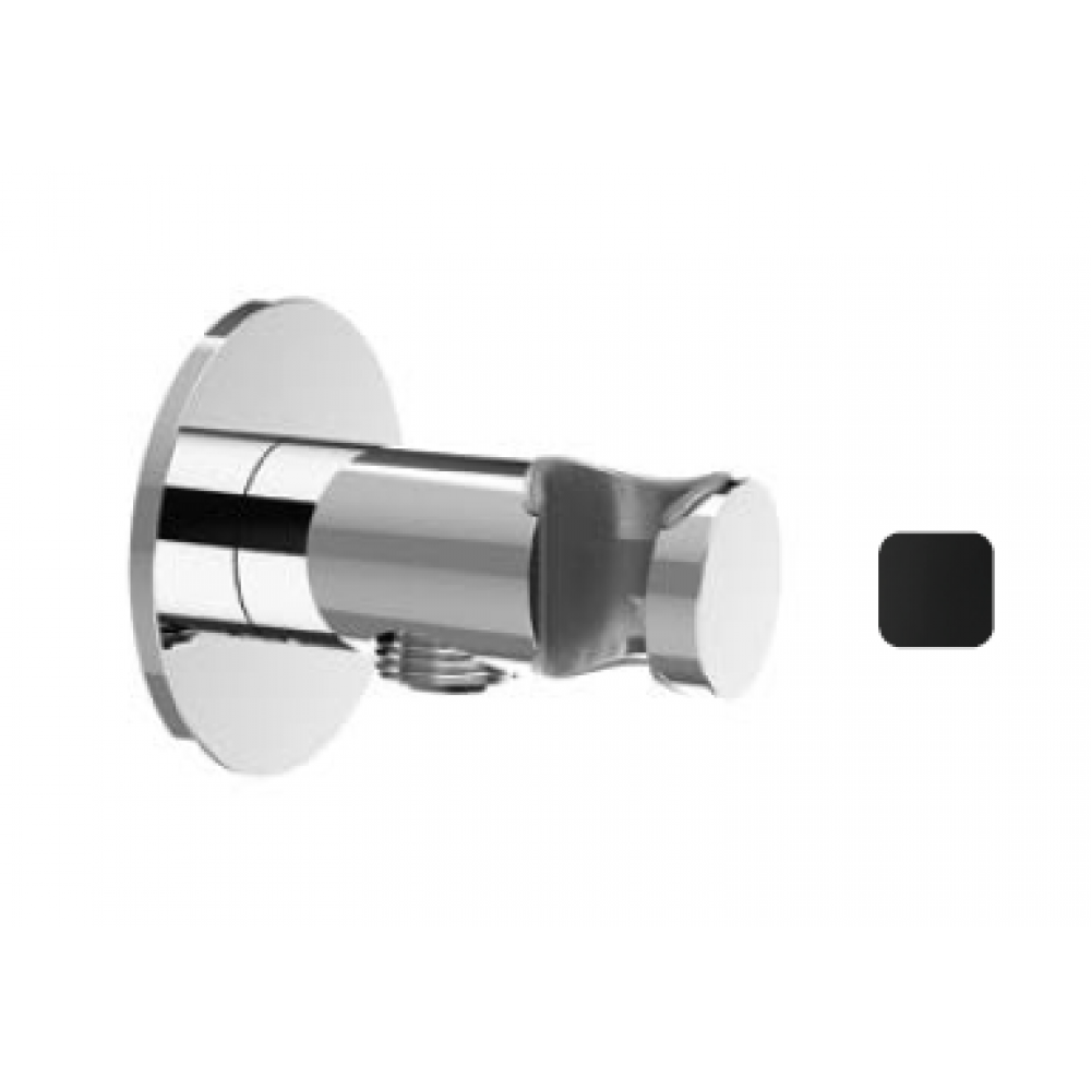 Шланговое подсоединение, Almar, Showers Accessories, цвет-черный матовый (Товар заказной, возврату не подлежит)