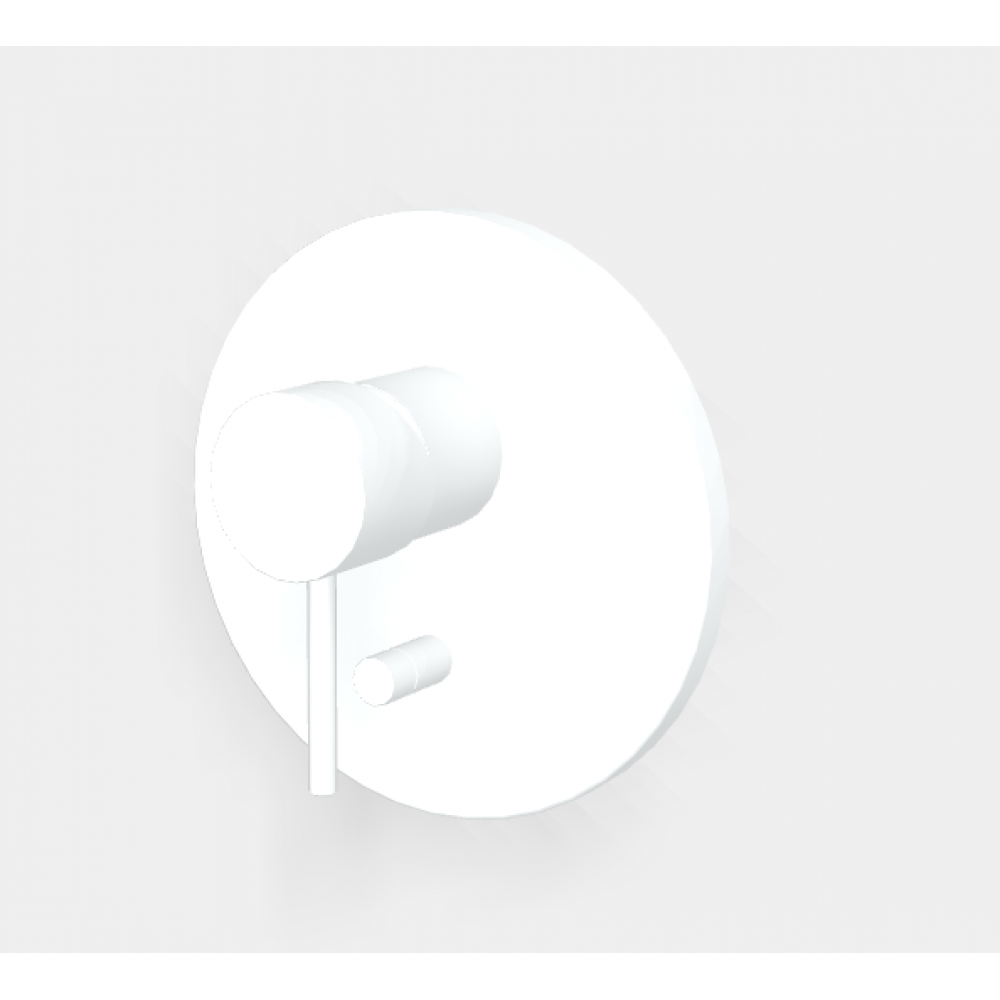 Смеситель для душа, Fima Carlo Frattini, Spillo Up, цвет-белый матовый