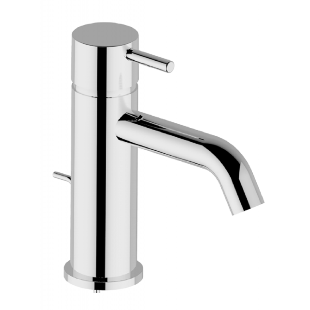 Смеситель для раковины, Cisal, Less New, цвет-Matt Black