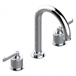 Смеситель для раковины, THG, Hamptons with lever handles, для мрамора, цвет-никель PVD