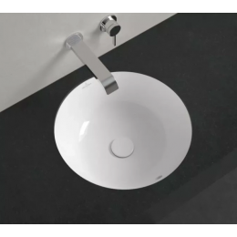 Раковина, Villeroy&Boch, Architectura, шгв 460*460*175, отверстия для смесителя-отсутствуют, CeramicPlus, цвет-альпийский белый