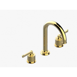 Смеситель для раковины, THG, Hamptons with lever handles, цвет-золото светлое