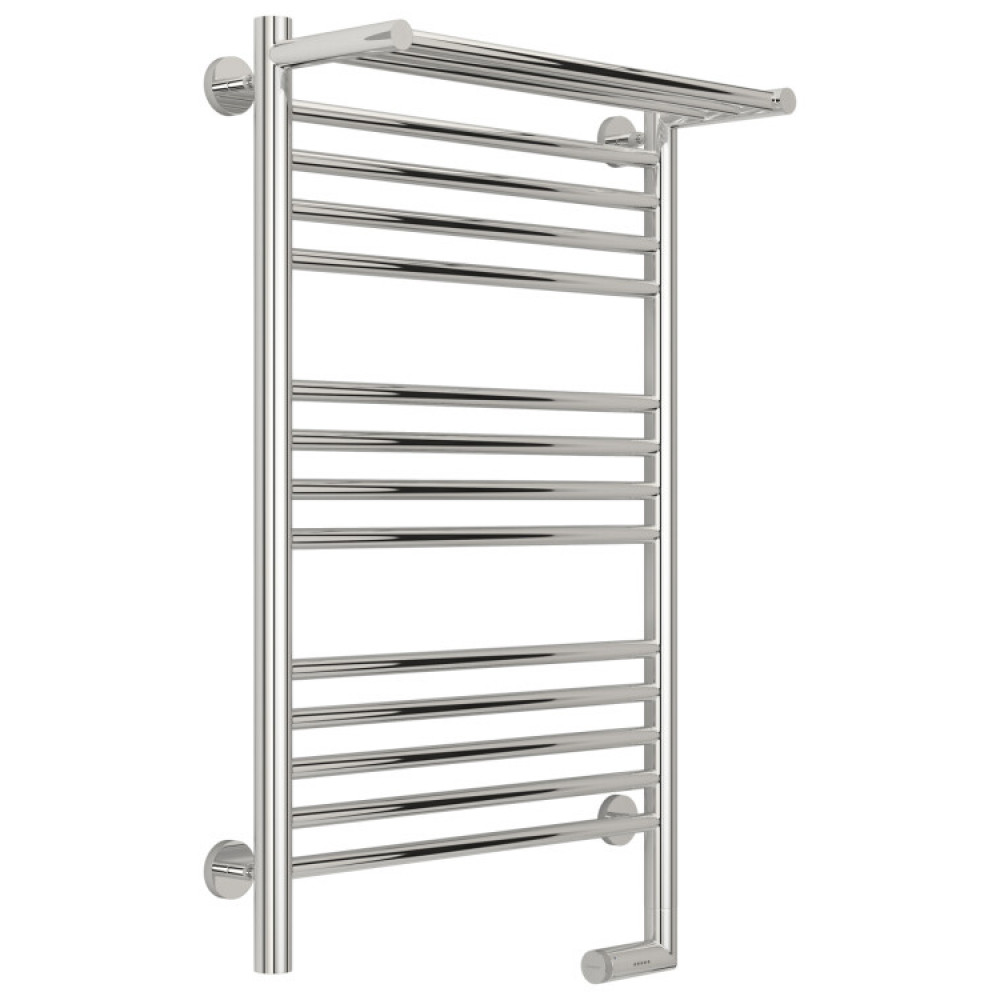 Полотенцесушитель, Сунержа, Богема 2.0, с полкой, шгв 550*214-229*862, нижнее справа, МЭМ, цвет-RAL 7022 (Серая умбра)