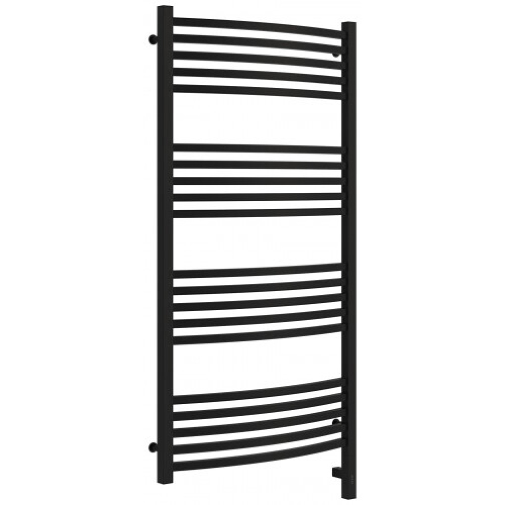 Полотенцесушитель, Сунержа, Аркус 3.0, шгв 630*115*1320, нижнее справа, МЭМ, цвет-черный матовый