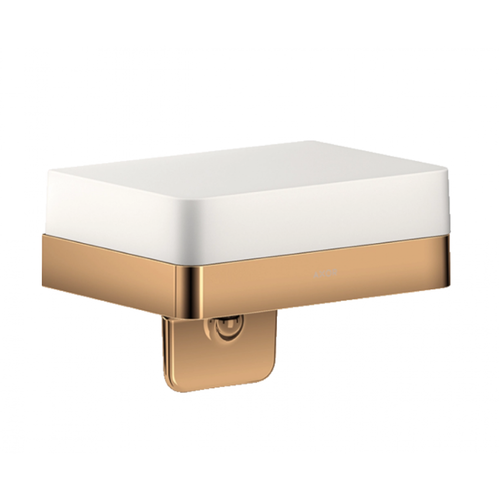 Дозатор для жидкого мыла, Axor, Axor Universal Softsquare, шгв 150*110*99, цвет дозатора-полированная бронза