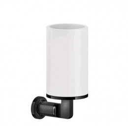 Стакан, Gessi, Inciso, шгв 75*105*176, цвет-белый/Black Metal PVD