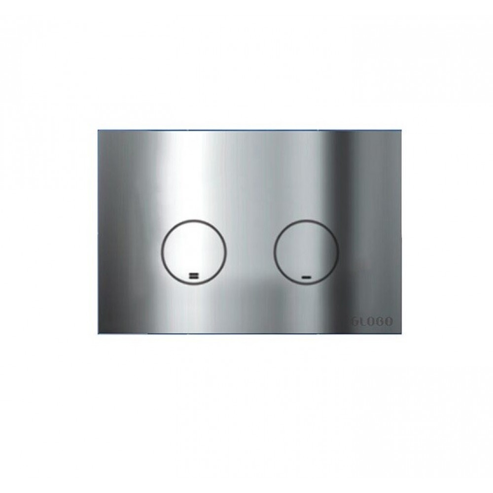 Клавиша смыва, Globo, для унитаза, шгв 215*6,5*145, цвет-хром