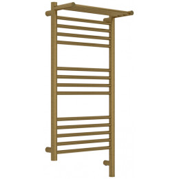 Полотенцесушитель, Сунержа, Богема 3.1, с 1 полкой, шгв 432*215*924, нижнее справа, МЭМ, цвет-латунь состаренная