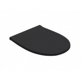 Сиденье для унитаза, Globo, 4ALL, шг 360*450, цвет-черный матовый