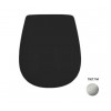 Сиденье для унитаза, Artceram, Azuley, шг 360*450, цвет-черный матовый (ПРОДАЕТСЯ ТОЛЬКО В КОМПЛЕКТЕ С ОСНОВНЫМ ИЗДЕЛИЕМ)