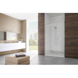 Неподвижная стенка, Radaway, Euphoria DWJ, левосторонняя, шв 243*2000, хром, цвет стекла-прозрачный, Easy Clean