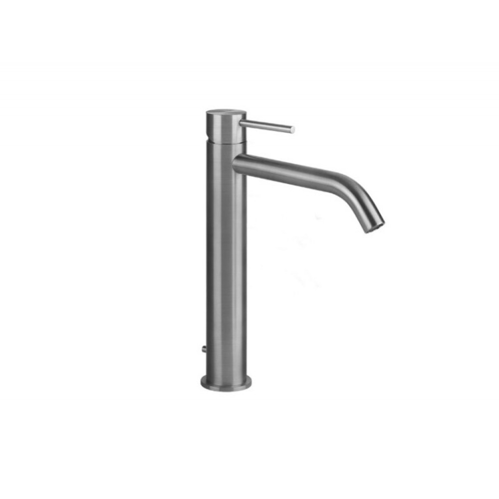 Смеситель для раковины, Gessi, Flessa, цвет-Steel Brushed