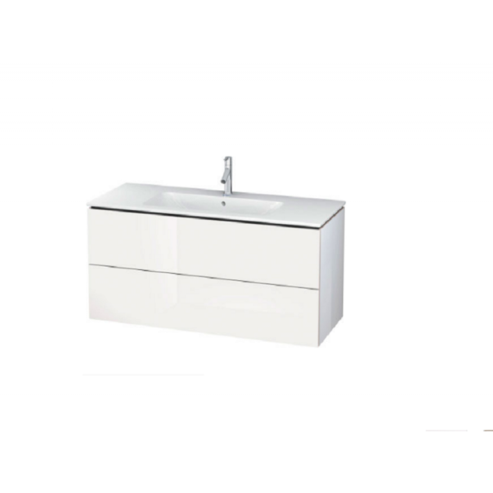 Тумба под раковину, Duravit, L-Cube, шгв 1220*481*550, раковина-необходимо заказать, цвет-белый глянцевый