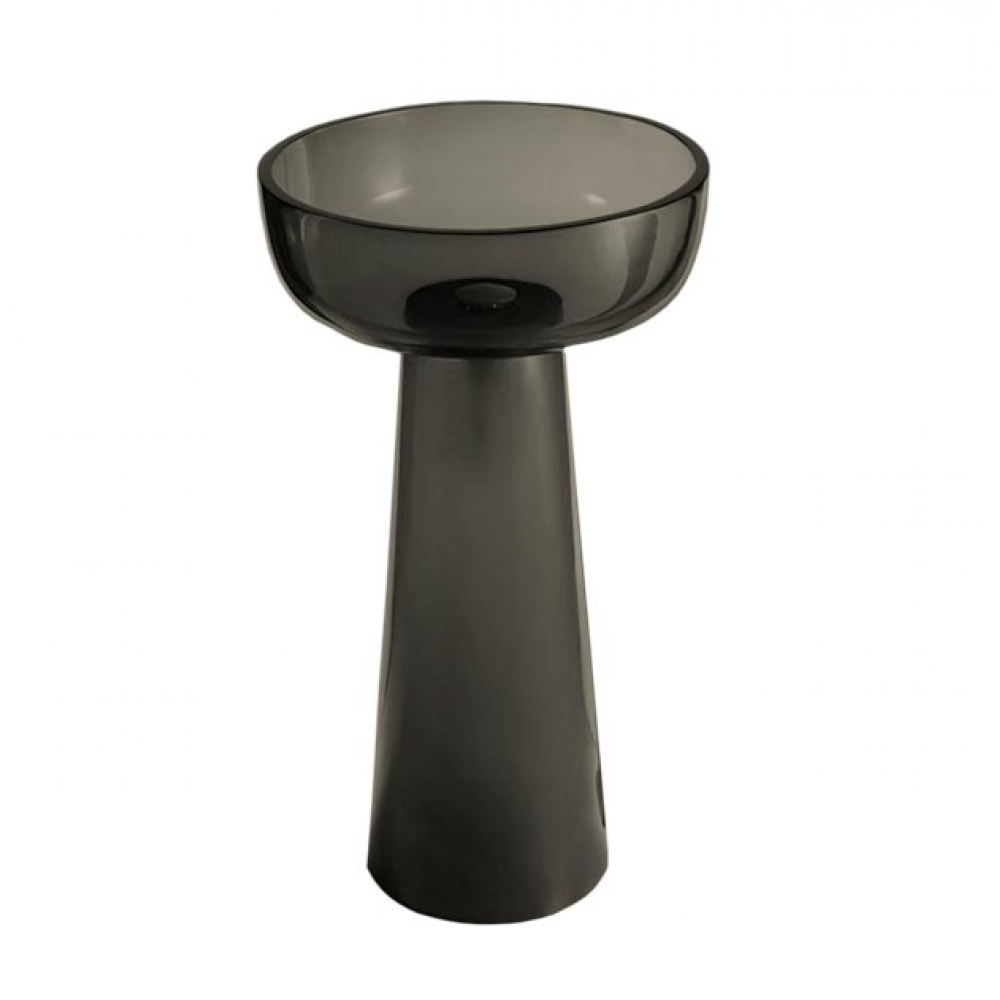 Раковина, KNIEF, отверстия для смесителя-отсутствуют, цвет-Black Galaxy