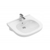 Раковина, Villeroy&Boch, O'Novo Vita, шг 610*550, отверстия для смесителя-1 сквозное, 2 промаркированных, цвет-альпийский белый