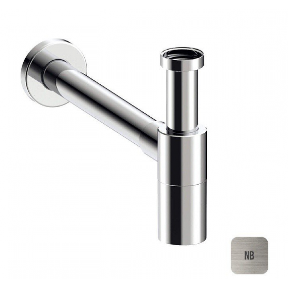 Сифон, Almar, бутылочный, цвет-Nickel Brushed (Товар заказной, возврату не подлежит)