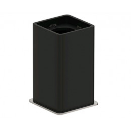 Модуль, Сунержа, скрытого подключения, для МЭМ CUBE, цвет-чёрный матовый