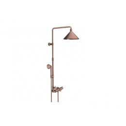 Душевая стойка, Hansgrohe, Axor Showers/Front, цвет-шлифованное красное золото