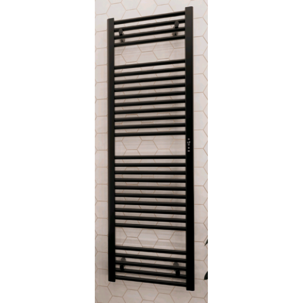 Полотенцесушитель, Rifar, D-Line, шгв 450*32*1800, электрический, цвет-Антрацит матовый (DB 703)