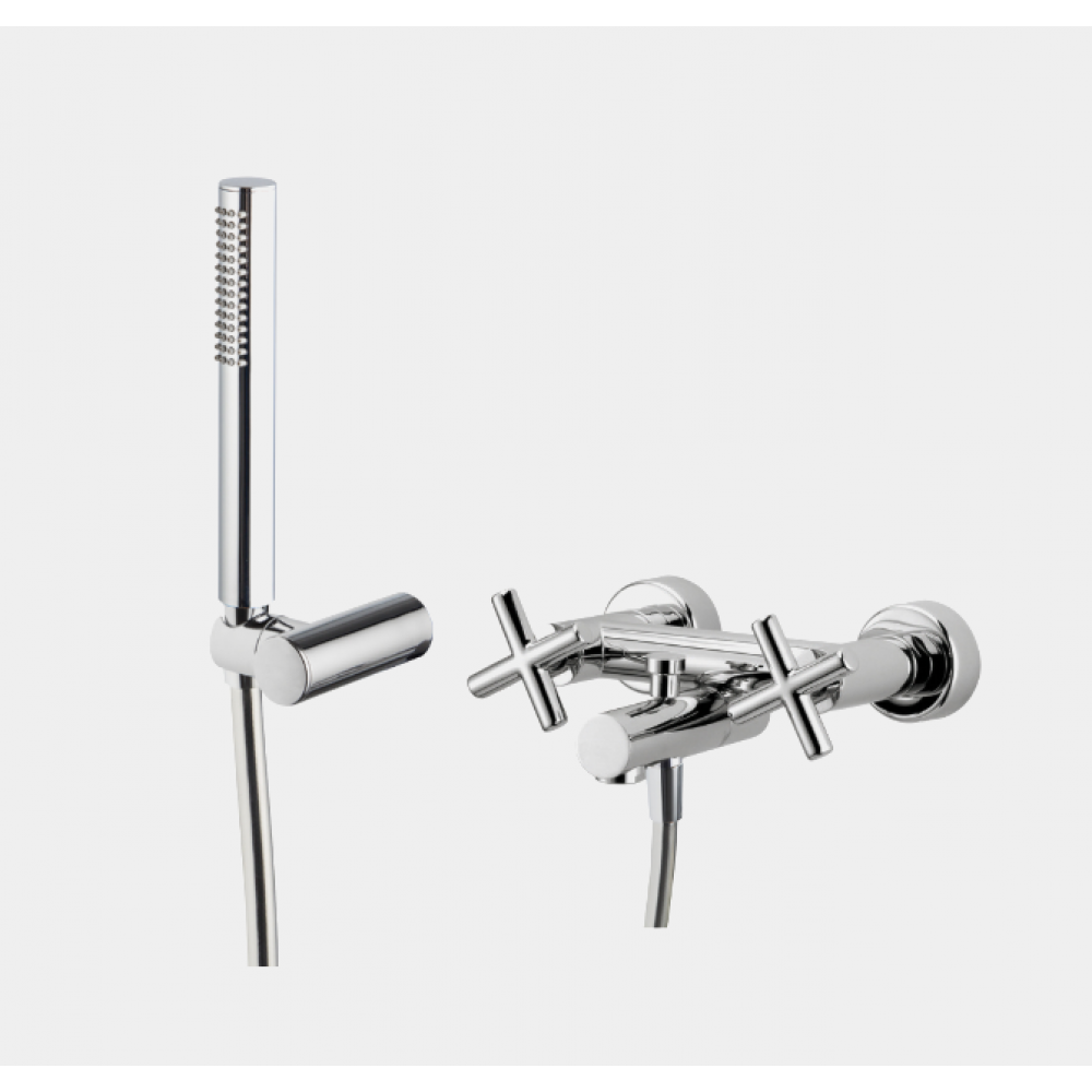 Смеситель для ванны и душа, Fima Carlo Frattini, Maxima, цвет-хром
