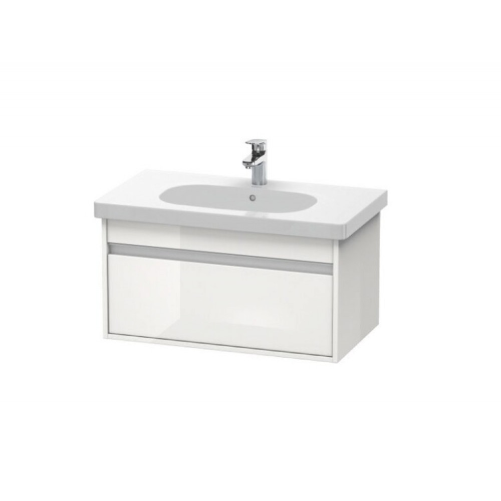 Тумба под раковину, Duravit, Ketho, шгв 800*455*410, раковина-необходимо заказать, цвет-белый глянцевый