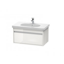 Тумба под раковину, Duravit, Ketho, шгв 800*455*410, раковина-необходимо заказать, цвет-белый глянцевый