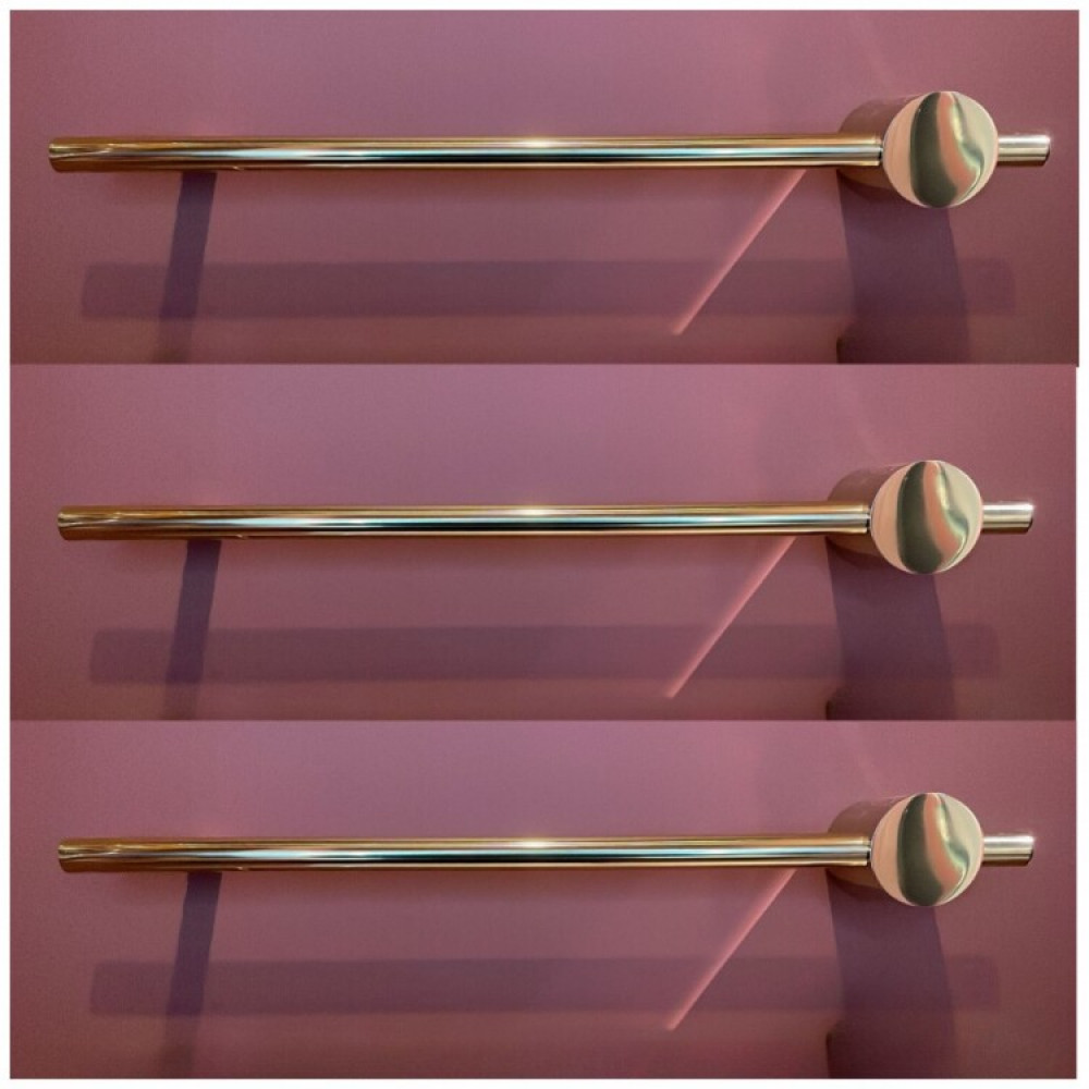Полотенцесушитель, Broner, Bruno, шгв 60*70*1000, сухой ТЭН, цвет-золото