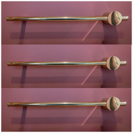 Полотенцесушитель, Broner, Bruno, шгв 60*70*1000, сухой ТЭН, цвет-золото