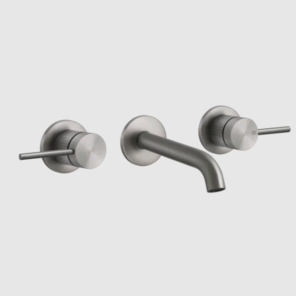 Смеситель для раковины, Gessi, 316 Cesello, цвет-Steel Brushed