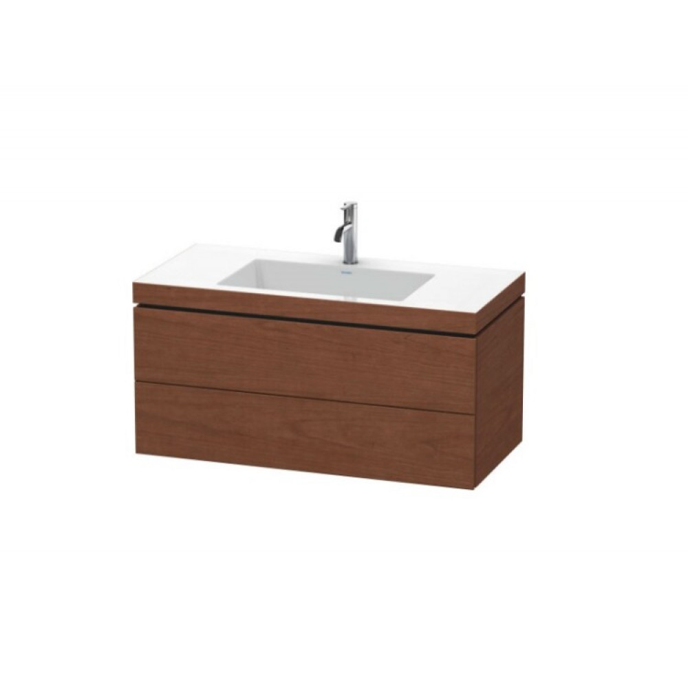 Тумба под раковину, Duravit, L-Cube, шгв 1000*480*500, раковина-в комплекте, цвет-американский орех