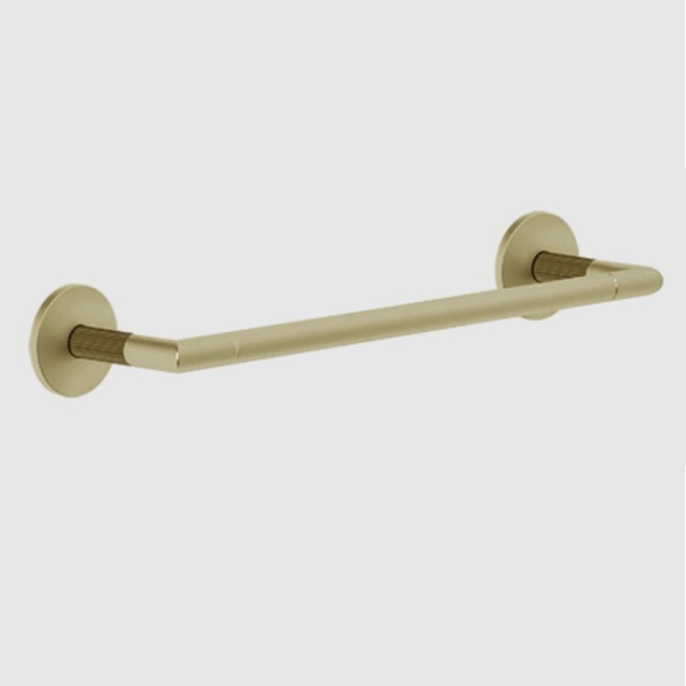 Полотенцедержатель, Gessi, Ingranaggio, шгв 350*77*50, цвет-Brushed Brass PVD