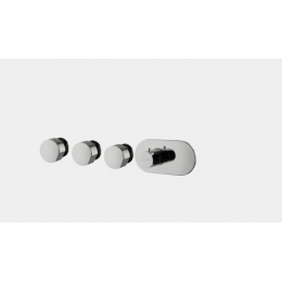 Смеситель для душа, Fima Carlo Frattini, Fimatherm, цвет-бронза брашированная янтарная