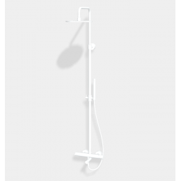 Душевая стойка, Fima Carlo Frattini, Shower column, цвет-белый матовый