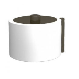 Контейнер с крышкой, Bertocci, Easy, шв 120*90, цвет-белый матовый/бронза индустриальная