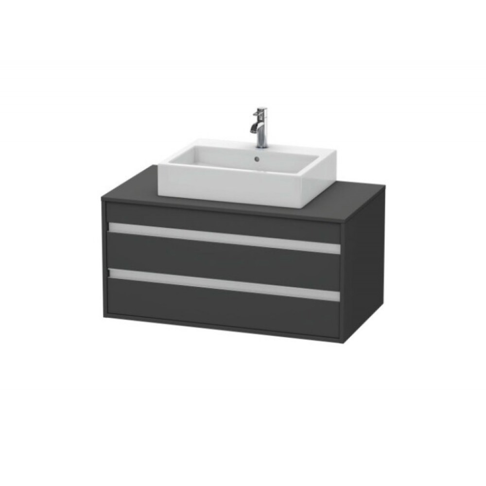 Тумба под раковину, Duravit, Ketho, шгв 1000*550*496, раковина-необходимо заказать, цвет-графит матовый