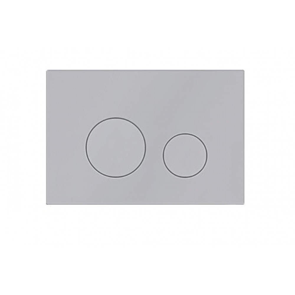 Клавиша смыва, Elsen, E11, с круглыми кнопками, для унитаза, шгв 220*13*150, цвет-хром сатинированный