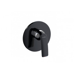 Смеситель для душа, Kludi, Balance, на 1 потребитель, цвет-черный матовый/хром