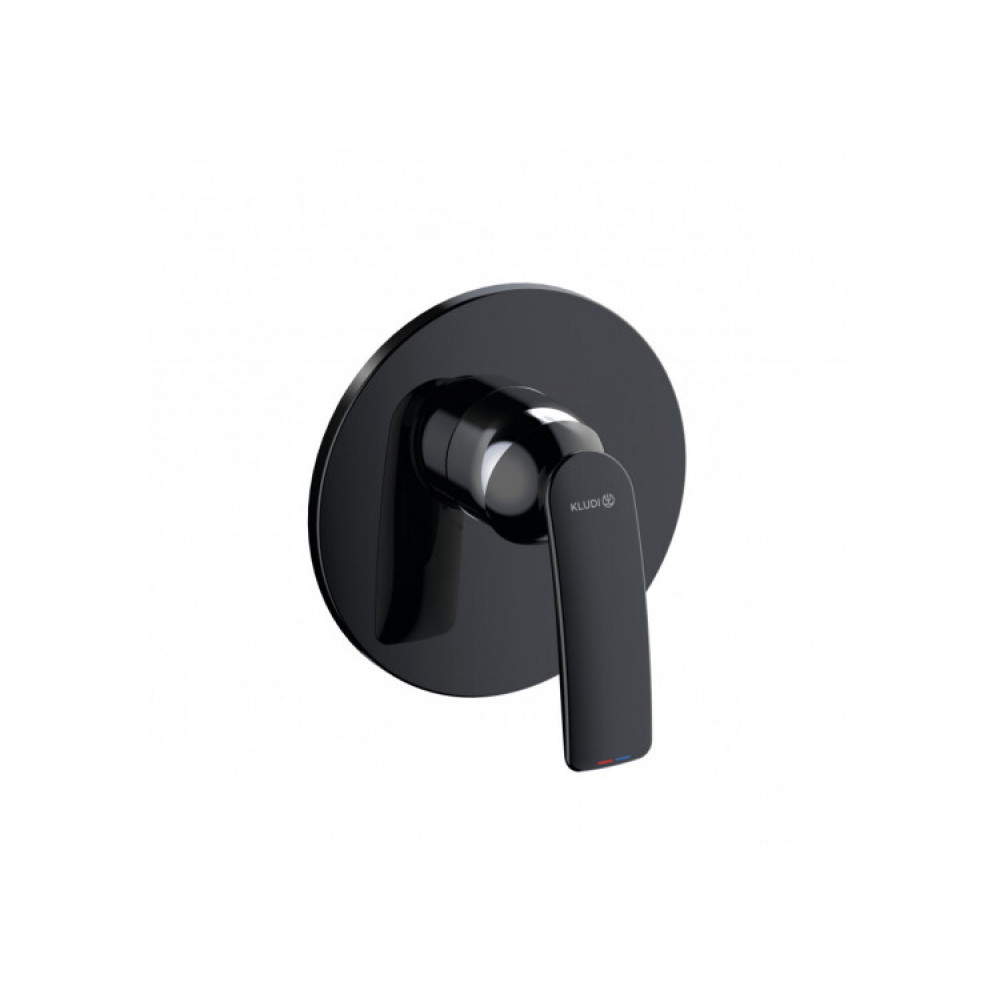 Смеситель для душа, Kludi, Balance, на 1 потребитель, цвет-черный матовый/хром