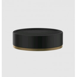 Мыльница, Gessi, Inciso, шгв 115*115*35, цвет-чёрный/Antique Brass