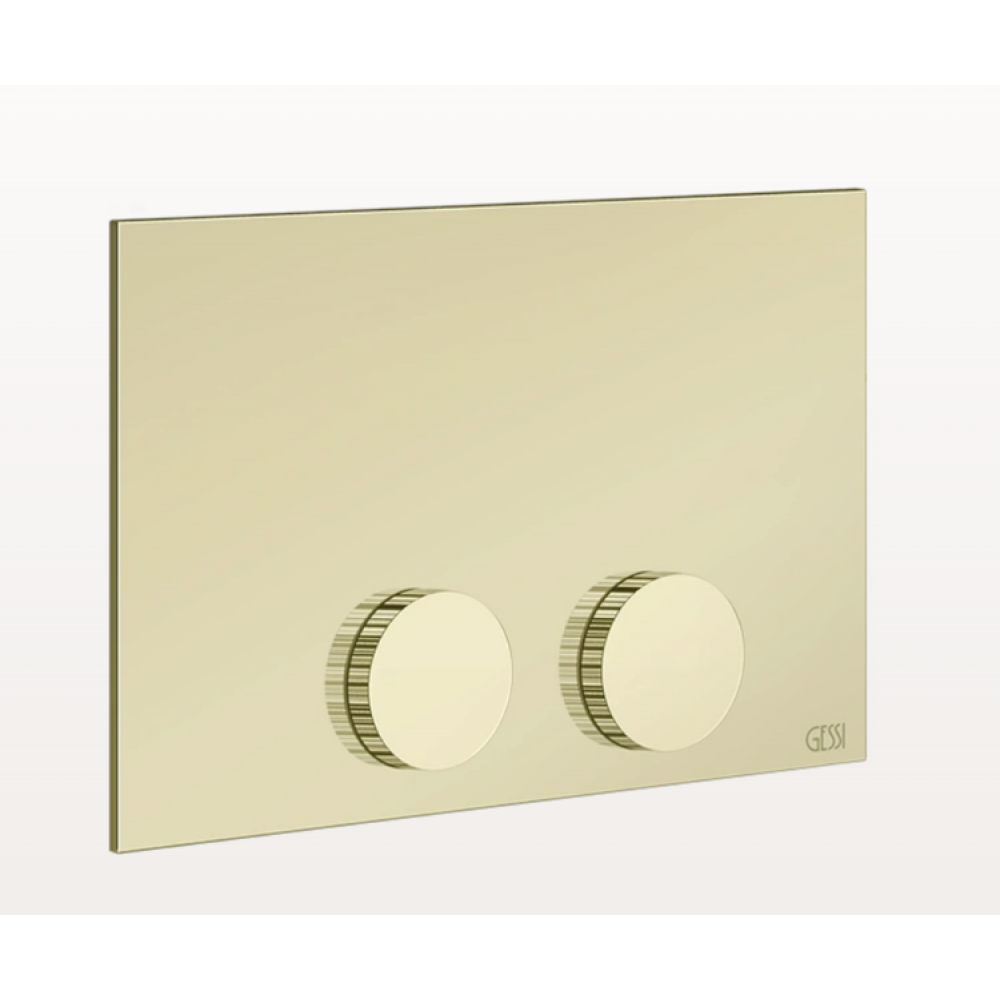 Клавиша смыва, Gessi, Ingranaggio, Tece (TeceProfil, TeceBox), для унитаза, шгв 215*12*145, цвет-Brass PVD