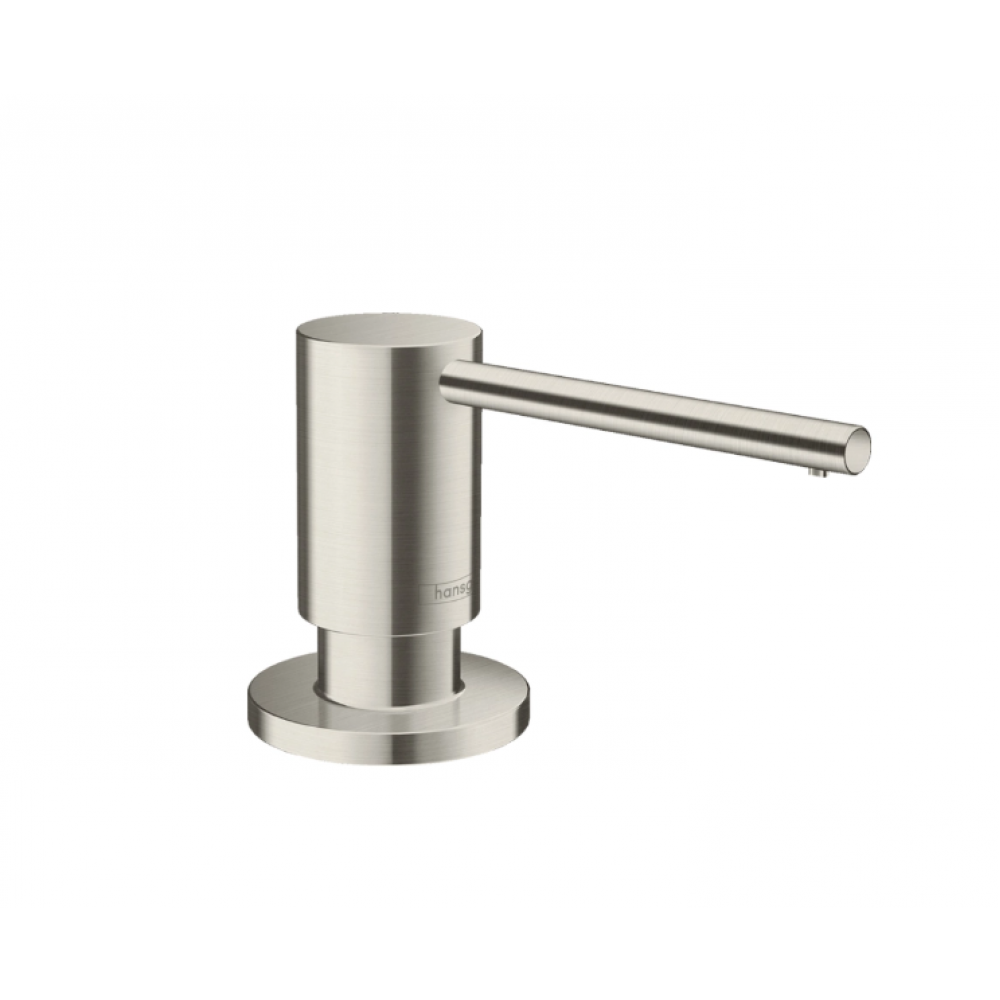 Дозатор для жидкого мыла, Hansgrohe, A41, шгв 131*66*318, цвет дозатора-сталь