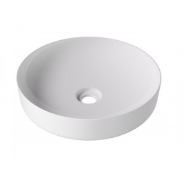Раковина, Alice, Form, шгв 450*450*120, отверстия для смесителя-отсутствуют, Aliglaze+, цвет-белый матовый